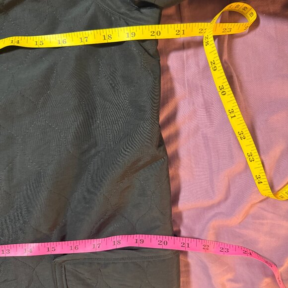 Maralyce Ferree Scarborough, Maine black button-down textured coat size small - Picture 6 of 10